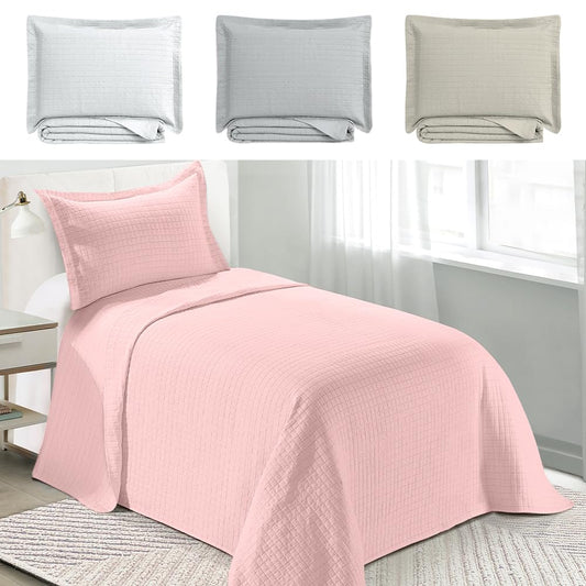 Camesa Colcha Loft Solteiro 160x230cm 2 Peças - Rose