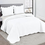 Camesa Colcha Kit Cobre Leito Bullet Queen 240x260cm - Branco