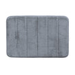 Camesa Tapete de Banheiro Antiderrapante Macio Super Soft 60x40cm - Cinza Escuro