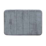 Camesa Tapete de Banheiro Antiderrapante Macio Super Soft 60x40cm - Cinza Escuro