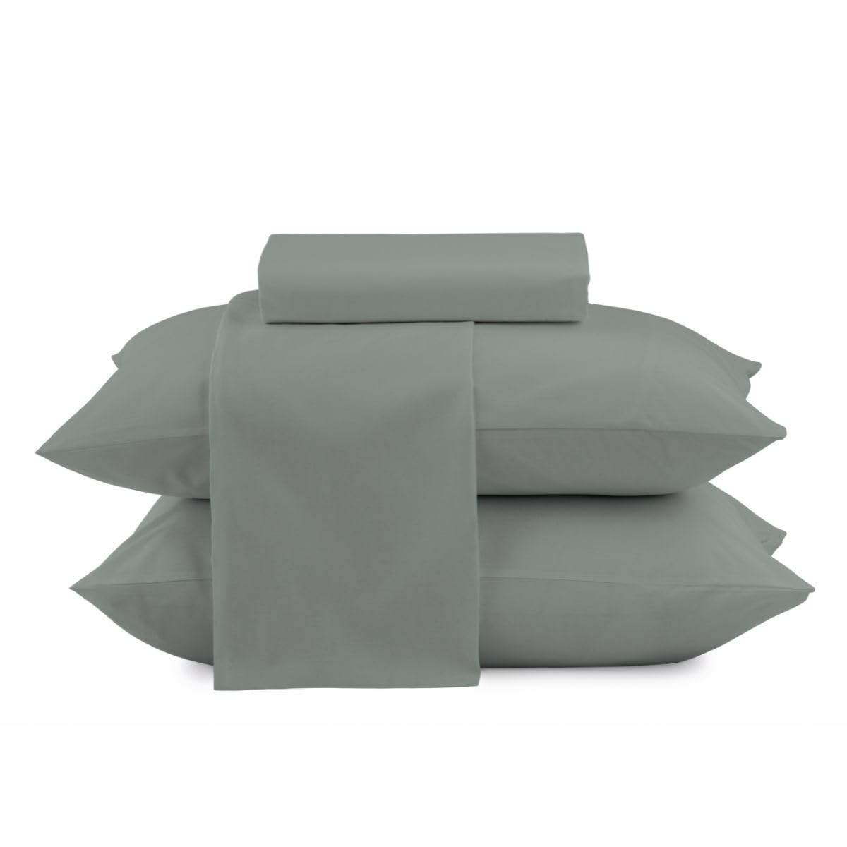 Camesa Jogo de Cama Loft Casal 4 Peças Microfibra - Cinza Limestone