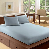 Camesa Lençol com Elástico Essencial Neo Queen 100% Algodão 180 Fios - Azul