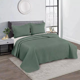 Camesa Colcha Kit Cobre Leito Bullet Queen 240x260cm - Verde