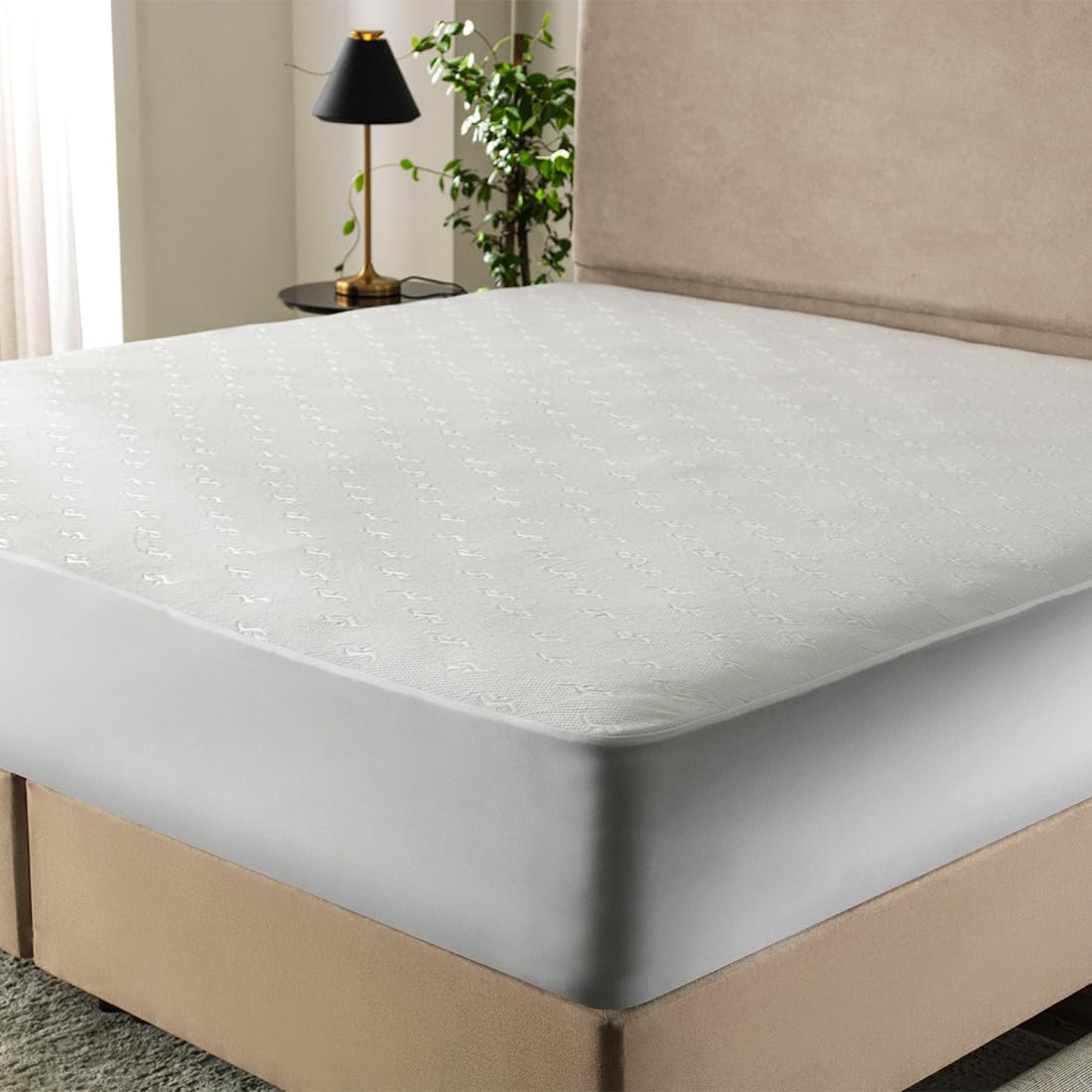 Protetor de Colchão Altenburg Queen Sono e Saúde Impermeável com Elástico - Branco