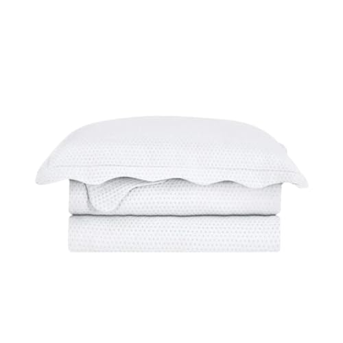 Camesa Colcha Kit Cobre Leito Bullet Queen 240x260cm - Branco