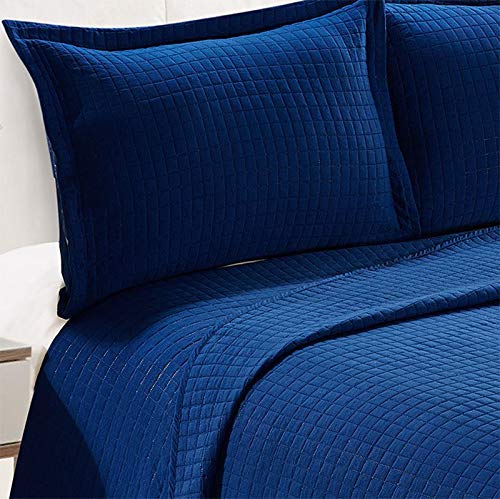 Camesa Colcha Loft King 100% Poliéster 260x280cm - Marinho