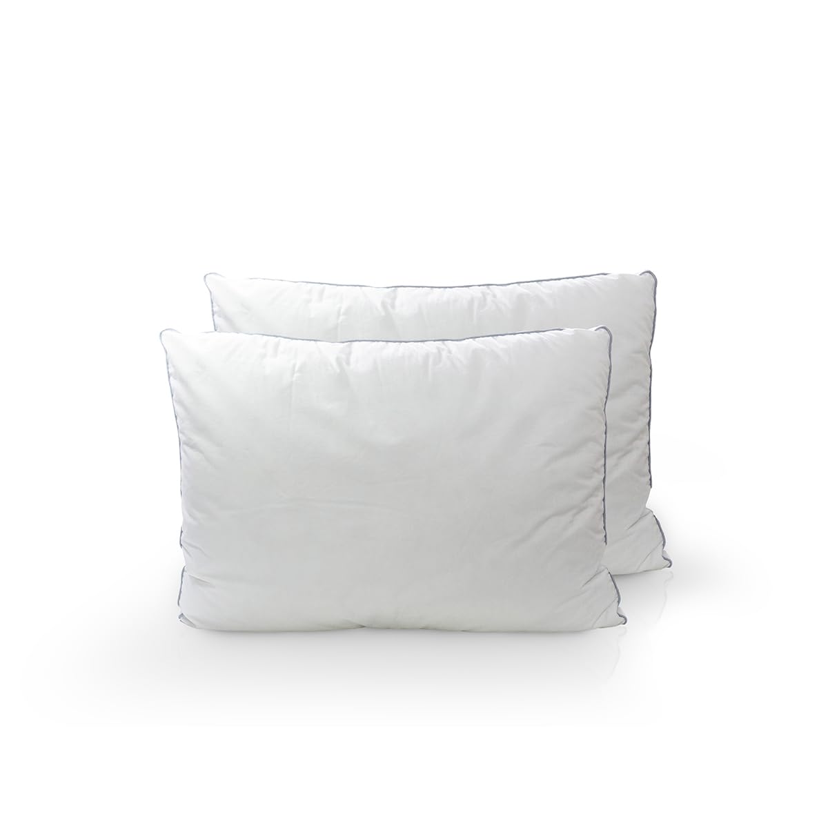 Camesa Travesseiro Toque de Pluma Neo Prime Ecopluma 50x90cm Percal 233 Fios Hotel Antialérgico