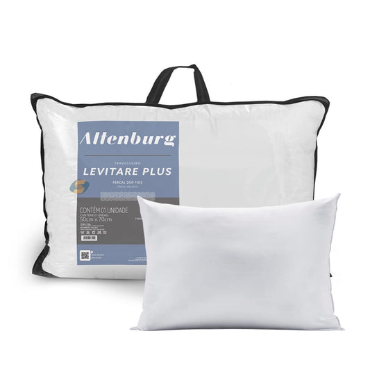 Travesseiro Altenburg Levitare Plus Percal 200 Fios Conforto Premium 50x70cm