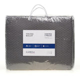 Camesa Colcha Bullet Super King 3 Peças 280x300cm - Chumbo