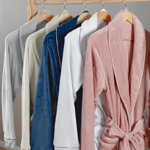 Roupão Aveludado Camesa Neo Velour Flannel 220g/m² Toque Macio e Alta Cobertura Tamanho GG - Branco