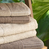 Camesa Toalha de Banho Velour Neo Clássico Luxo Algodão Felpuda 70x140cm - Marrom