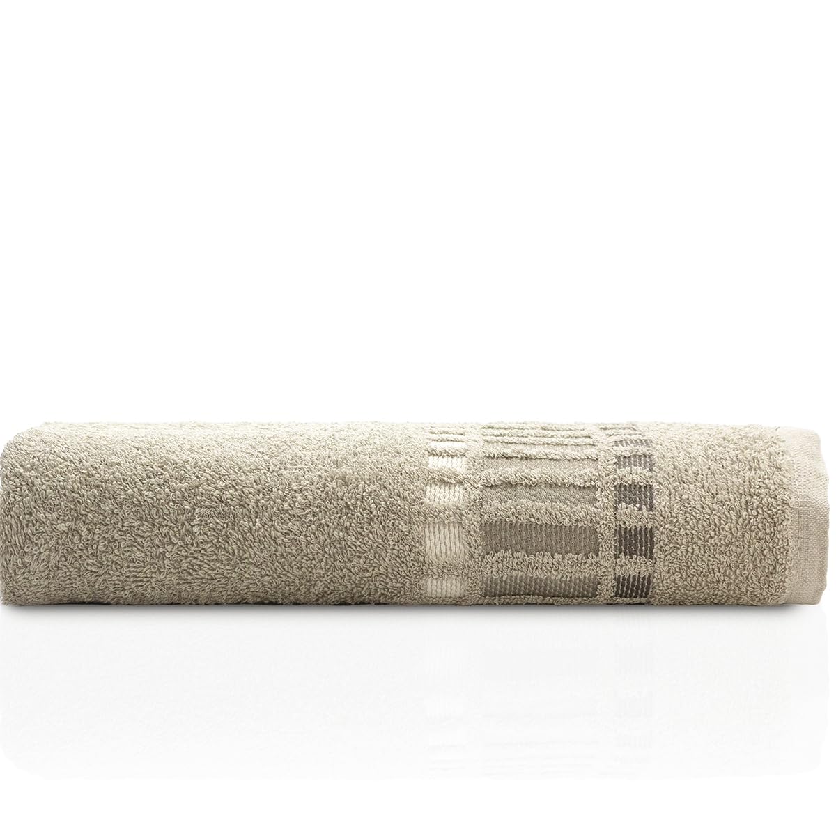 Camesa Jogo de Toalha de Banho Bossa Select 4 Peças 100% Algodão - Marrom/Bege