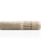 Camesa Jogo de Toalha de Banho Bossa Select 4 Peças 100% Algodão - Marrom/Bege