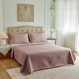 Colcha Queen Camesa Neo Diamonds 3 Peças Design Elegante e Conforto 240x260cm - Rosé