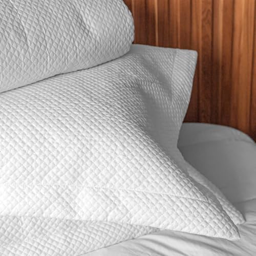 Colcha Queen Camesa Neo Diamonds 3 Peças Design Elegante e Conforto 240x260cm - Branco