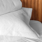 Colcha Queen Camesa Neo Diamonds 3 Peças Design Elegante e Conforto 240x260cm - Branco