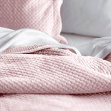 Camesa Colcha Queen Loft Microfibra 3 Peças - Rosé