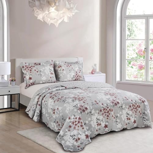 Camesa Colcha Kit Cobre Leito Solteiro Evolution Patchwork 230x160cm - Ferina