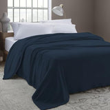 Camesa Cobertor Manta Microfibra Neo Velour 300g Solteiro 1,50x2,20m - Marinho
