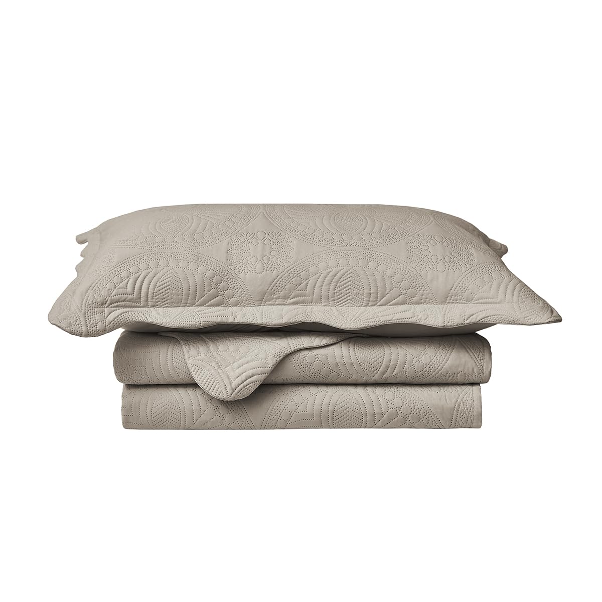 Camesa Colcha Agra Solteiro 2 Peças 160x240cm - Concreto