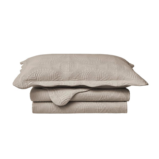 Camesa Colcha Agra Solteiro 2 Peças 160x240cm - Concreto