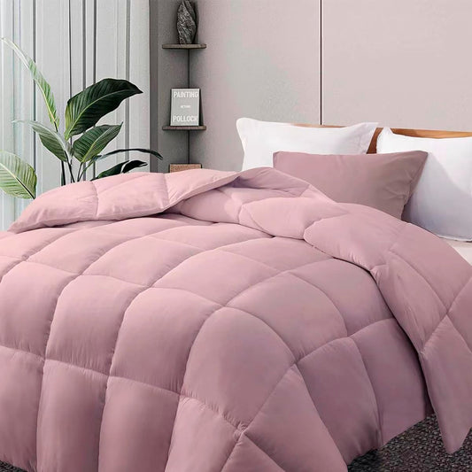 Camesa Edredom Ecopluma Toque de Pluma Casal 220x240cm - Rosé