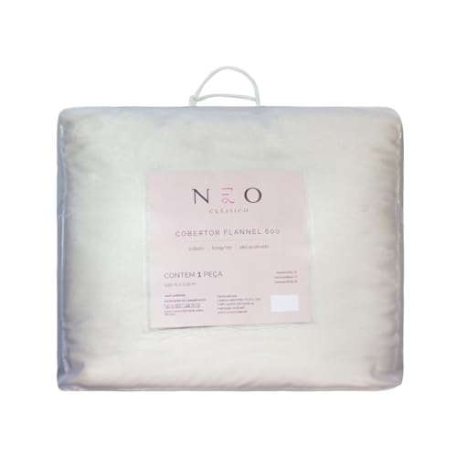 Camesa Cobertor Neo Flannel 600g M2 Solteiro