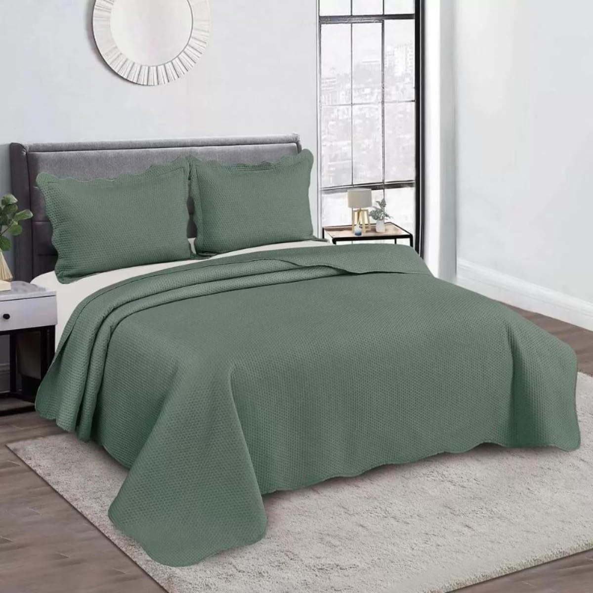 Camesa Colcha Bullet Casal 220x240cm - Verde