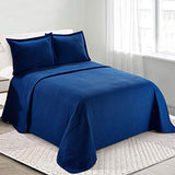 Camesa Colcha Loft King 100% Poliéster 260x280cm - Marinho