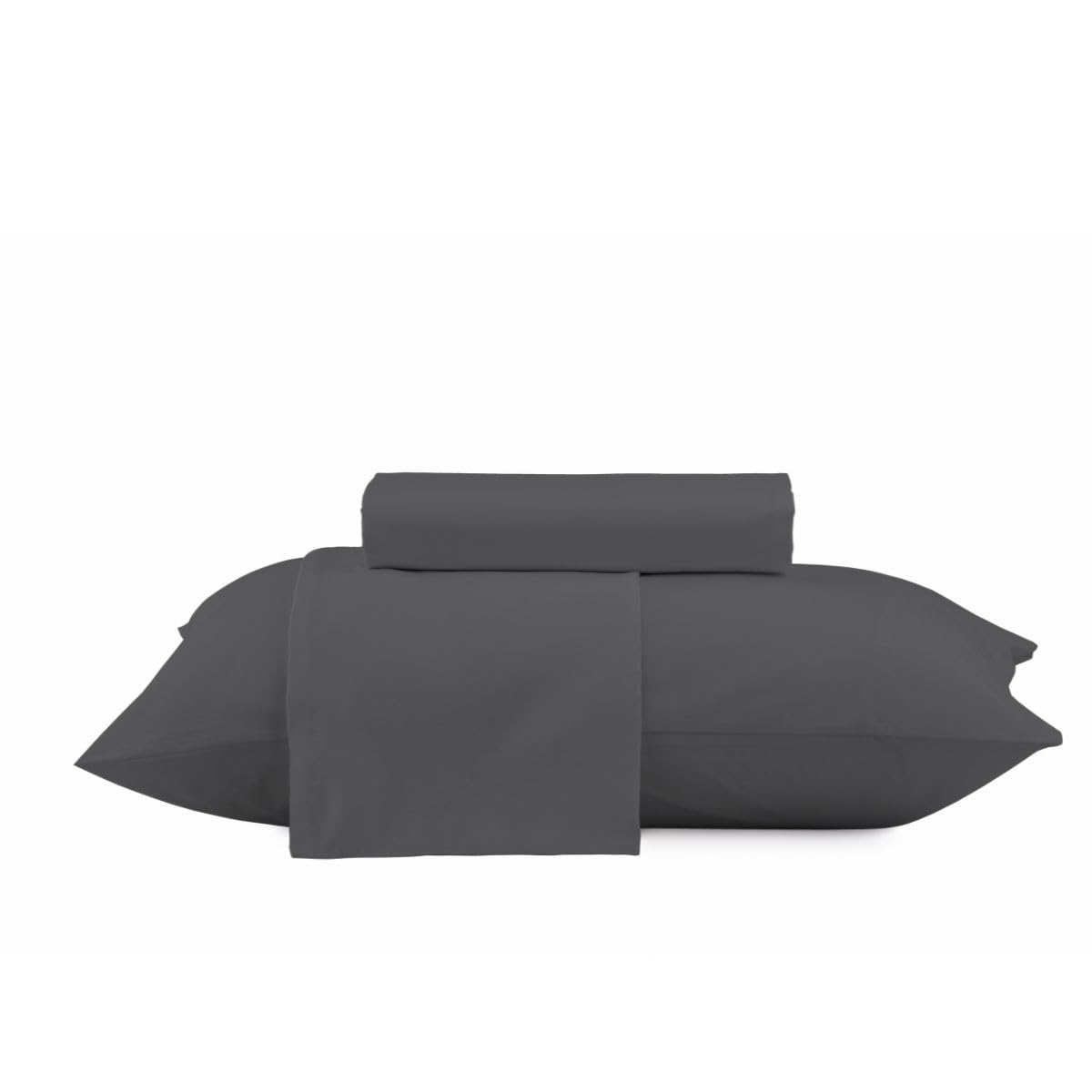 Camesa Jogo de Cama Loft Solteiro 3 Peças Microfibra - Chumbo