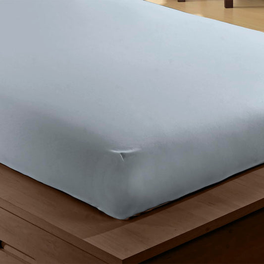 Camesa Lençol com Elástico Essencial Neo Queen 100% Algodão 180 Fios - Azul