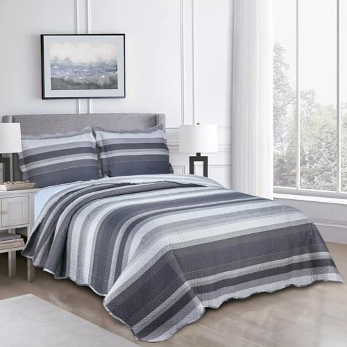 Camesa Colcha Kit Cobre Leito Casal Evolution Patchwork 220x240cm - Marfo