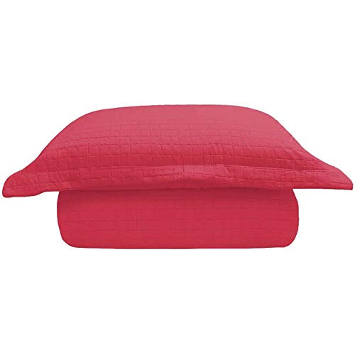 Camesa Colcha Loft Solteiro 100% Poliéster 160x230cm - Vinho