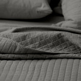 Camesa Colcha Loft Casal 100% Poliéster 220x240cm - Cinza