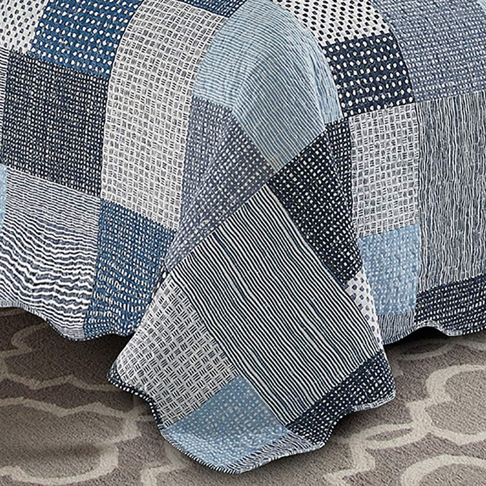 Camesa Kit Colcha Dupla Face Patchwork Casal - Falim