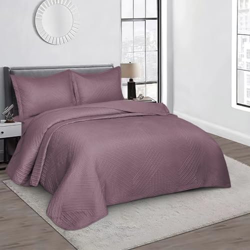 Camesa Colcha Virtuos Casal 3 Peças 220x240cm - Rose