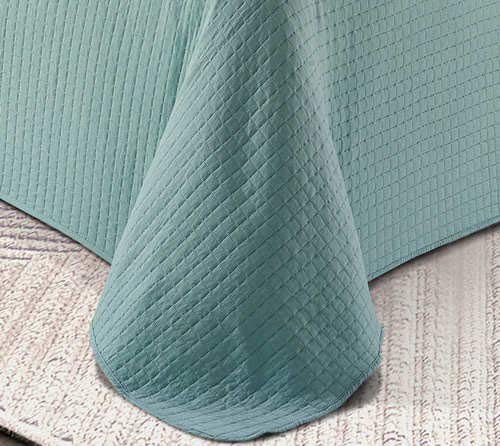 Camesa Colcha Loft King 100% Poliéster 260x280cm - Piscina