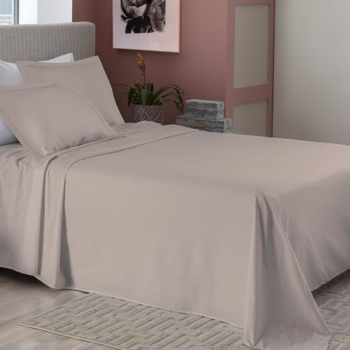 Camesa Jogo de Cama Essencial Neo 180 Fios 3 Peças Solteiro - Bege