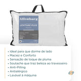 Travesseiro Altenburg Levitare Plus Percal 200 Fios Conforto Premium 50x70cm