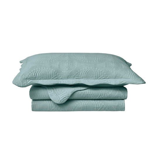 Camesa Colcha Agra Solteiro 2 Peças 160x240cm - Piscina