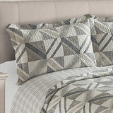 Camesa Kit Colcha Dupla Face Patchwork Casal - Malcom