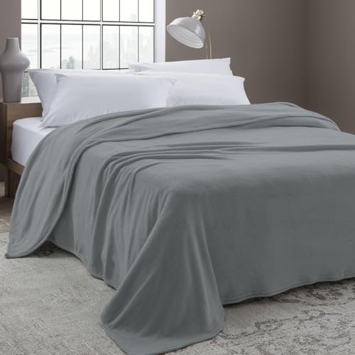 Camesa Cobertor Solteiro Neo Velour 300g 150x220cm - Cinza