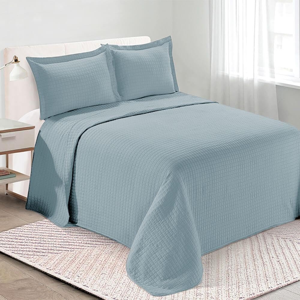 Camesa Colcha Loft Casal 100% Poliéster 220x240cm 3 Peças - Limestone