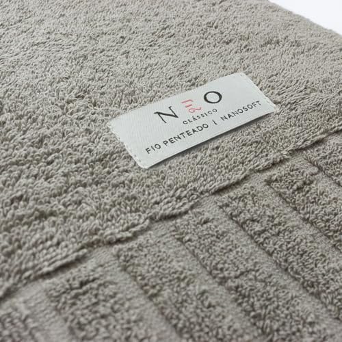 Camesa Toalha de Banho Velour Neo Clássico Luxo Algodão Felpuda 70x140cm - Marrom