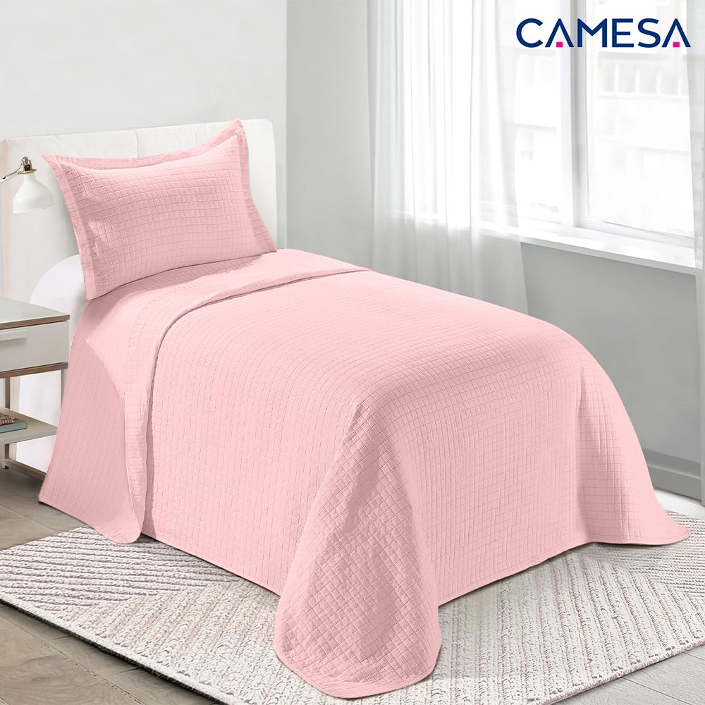 Camesa Colcha Loft Solteiro 160x230cm 2 Peças - Rose