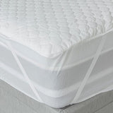 Camesa Protetor de Colchão Matelado Impermeável King 198x203x40cm - Branco