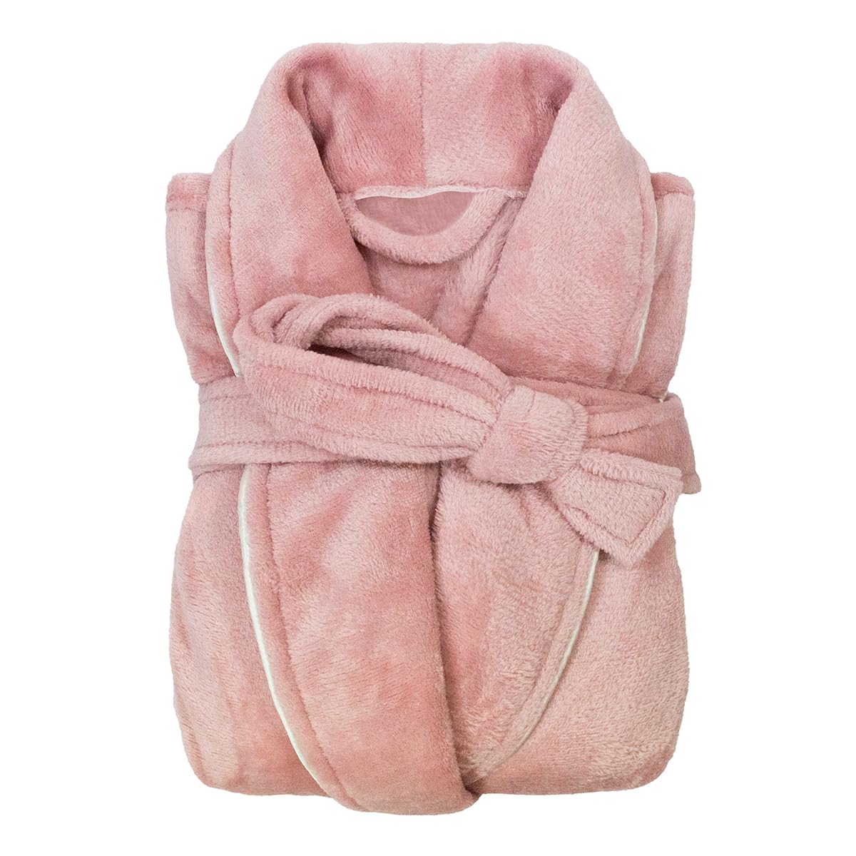 Roupão Aveludado Camesa Neo Velour Flannel 220g/m² Conforto Térmico Tamanho P - Rosé