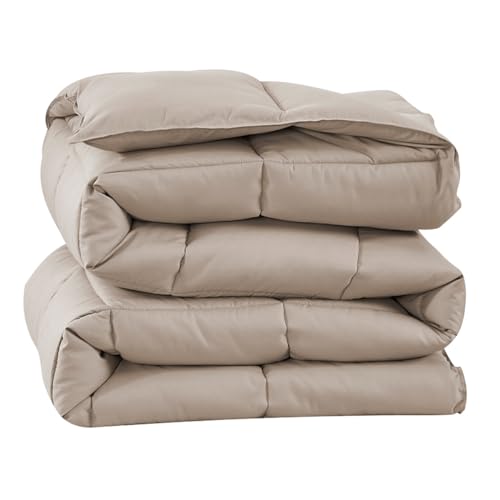 Camesa Edredom Ecopluma Toque de Pluma Solteiro 160x240cm - Bege