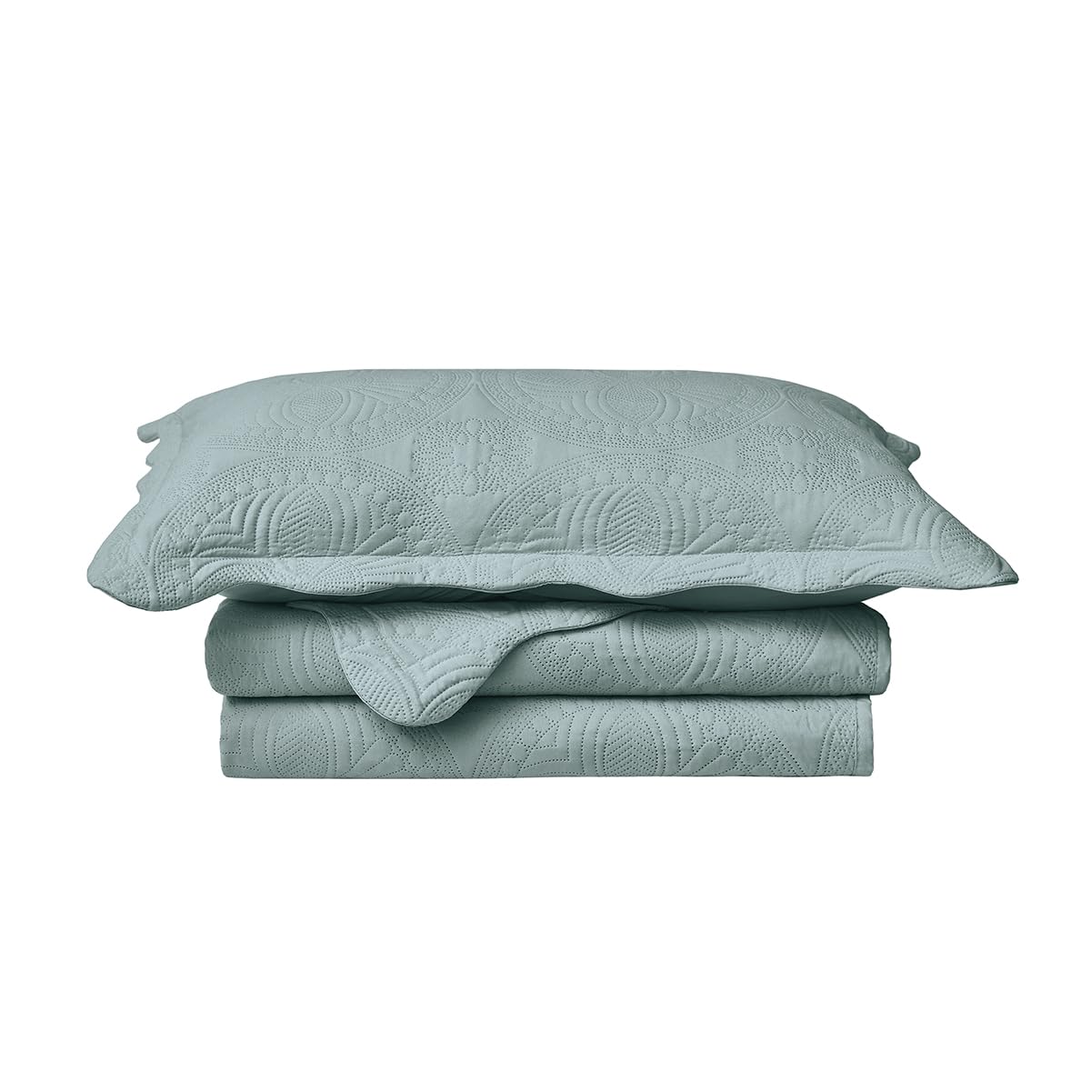 Camesa Colcha Agra Queen 3 Peças 240x260cm - Piscina