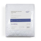 Camesa Protetor de Colchão Matelado Impermeável King 198x203x40cm - Branco